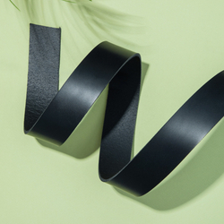 Ременная заготовка Дакота цв. Черный / Nero, толщ. 3,3-3,5 мм