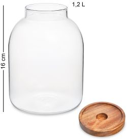 GS-114 Банка для сыпучих, 1,2л