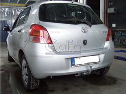 Фаркоп оцинкованный Galia T057A для Toyota Yaris 2005-2014(паспорт и сертификат в комплекте)(без электрики)
