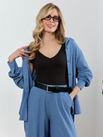 Блузка (топ) Сиеста-7 Виотекс ЧЁРНЫЙ