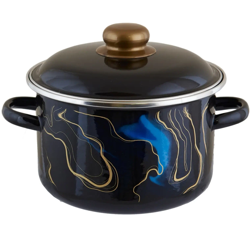 Кастрюля эмал цил Mirage 5,5л ТМ Appetite