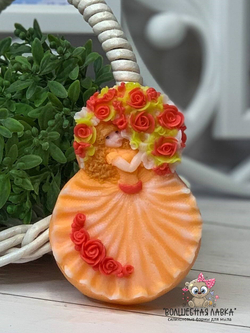 Силиконовая форма 8 с девочкой