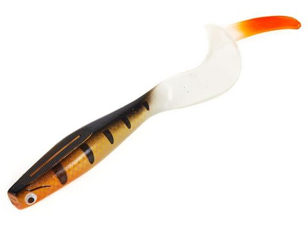 Виброхвост LJ 3D Series Kubira Fire Tail 9" (22,8 см), цвет PG36, 1 шт.