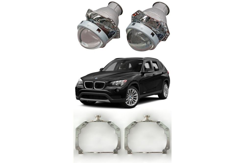 Готовый комплект для замены штатных линз Valeo 2 с AFS BMW X1 E84 2009-2015