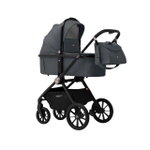 Коляска модульная 3в1 Sweet Baby Dark Grey (Black Crossy)