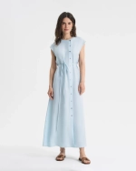 Платье-макси из купры