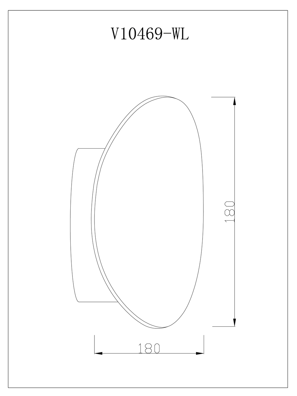 Бра светодиодный Moderli V10469-WL Parma