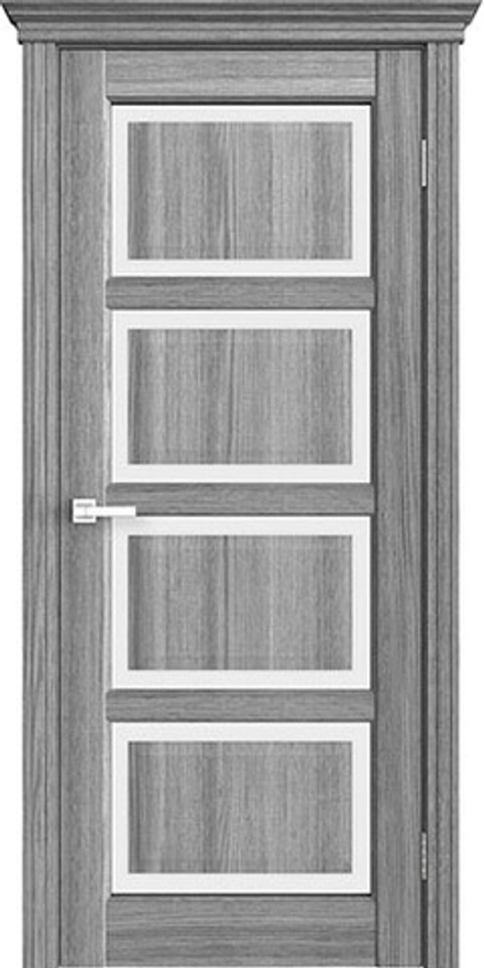Межкомнатная дверь ЧФД Флай 1005-1 (Триплекс белый) цвет по каталогу (ПВХ)