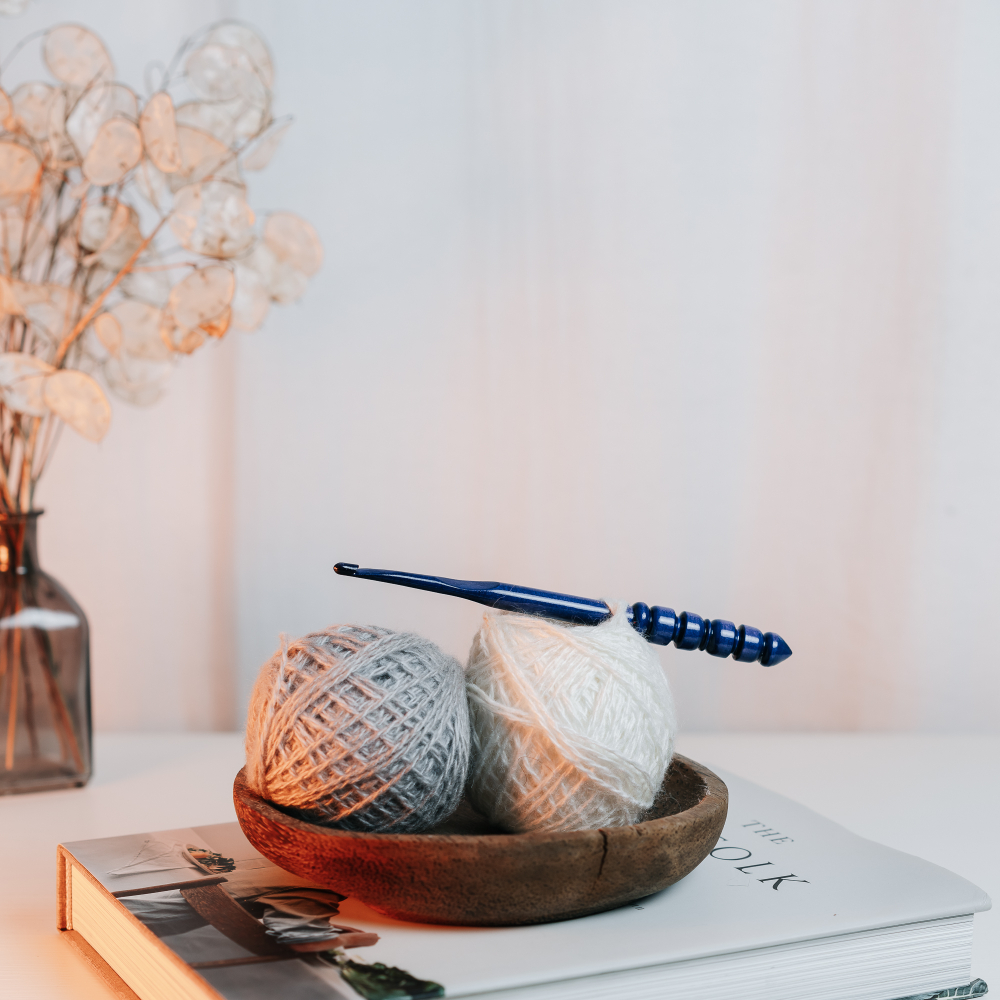 Деревянный крючок для вязания из древесины клена 5.5 мм. K342