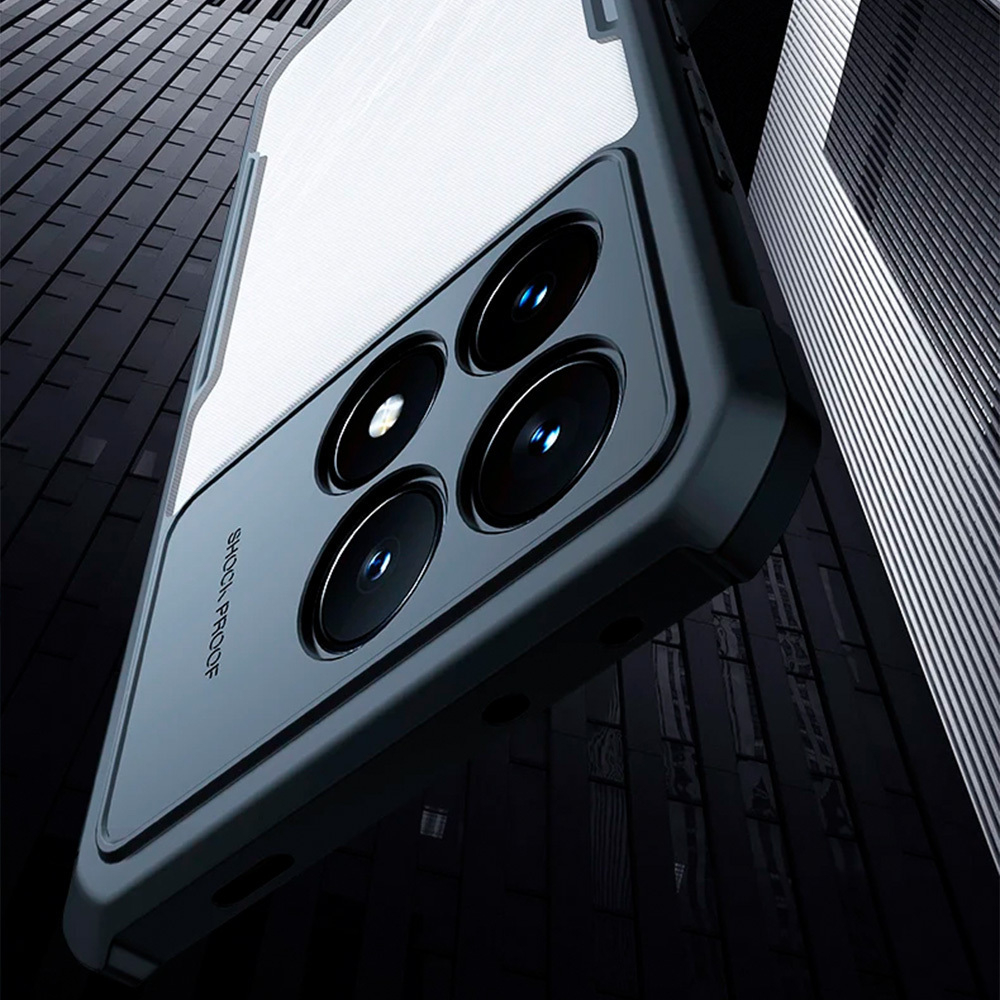 Чехол на Xiaomi Poco F6 Pro противоударный с усиленными углами XUNDD