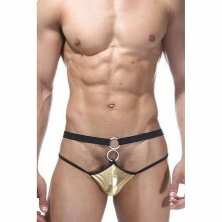 Мужские трусы стринги золотистые LaBlinque LB15231