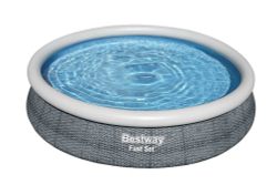 Бассейн надувной Bestway Fast Set Pools "Ротанг" 366х76 см + фильтр-насос 1249 л/ч (57445 BW)