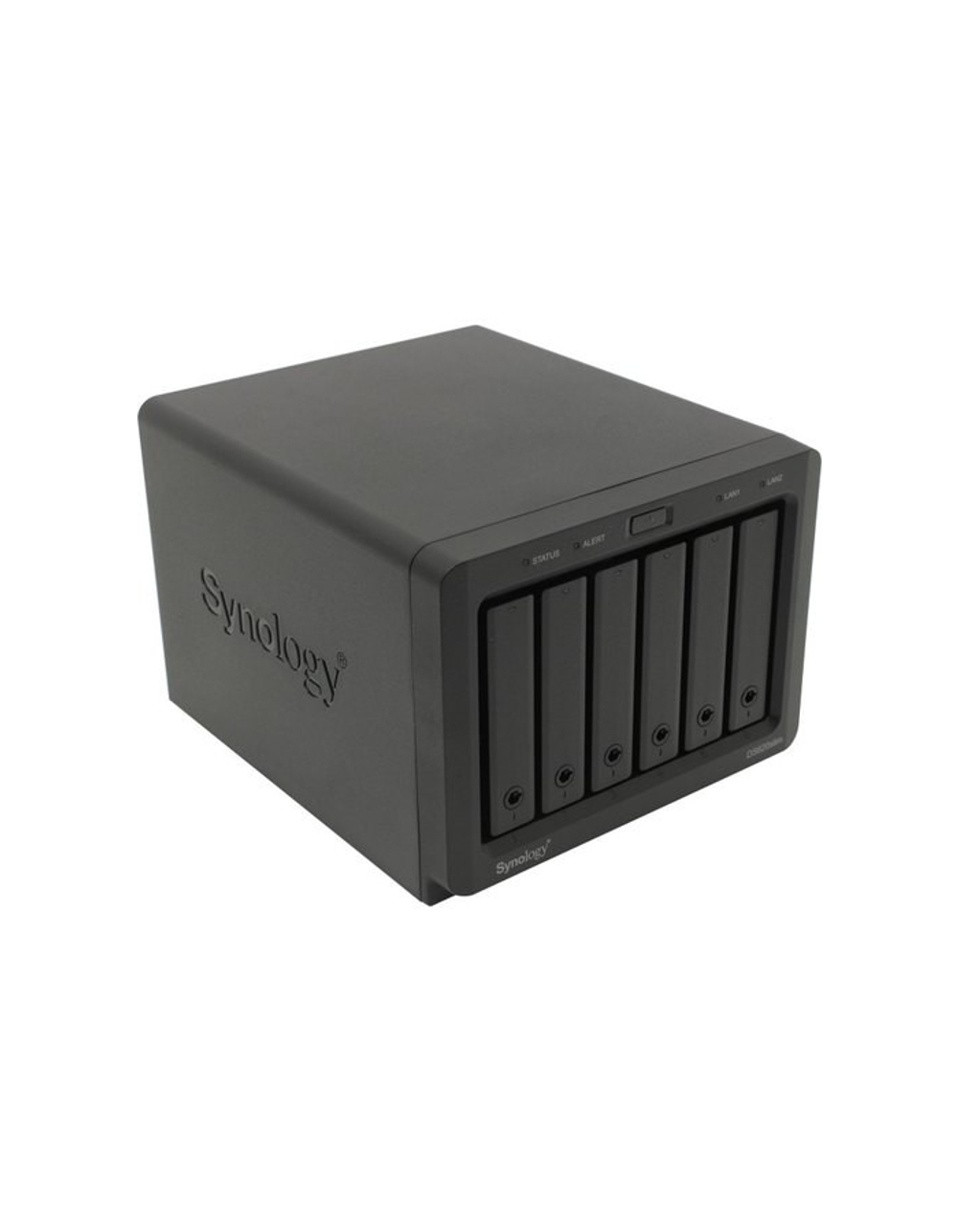 Synology DS620slim Сетевое хранилище DC2,0GhzCPU/2Gb(upto6)/RAID0,1,10,5,6/up to 6HDDs SATA 2,5'/2xUSB 3.0/2xGigEth/iSCSI/2xIPcam(up to 25)/ 1xPS/2YW