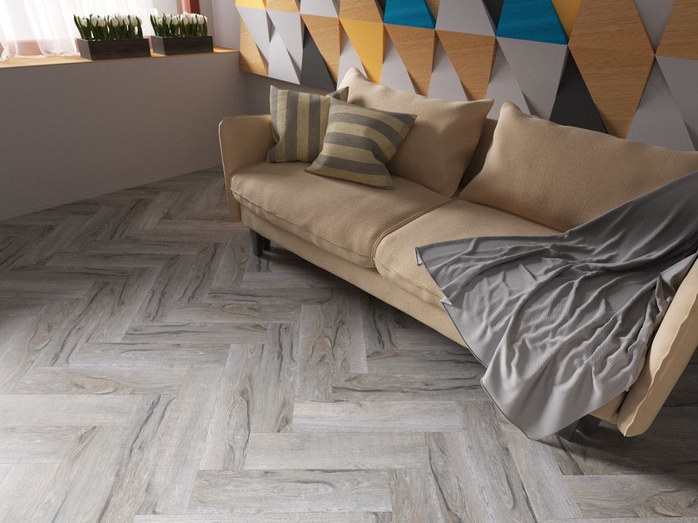 Виниловый пол FineFloor Craft Short Plank DryBack FF-070 Дуб Корфу