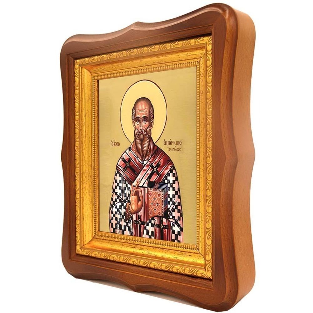 Аверкий Иерапольский, равноапостольный епископ. Икона на холсте.