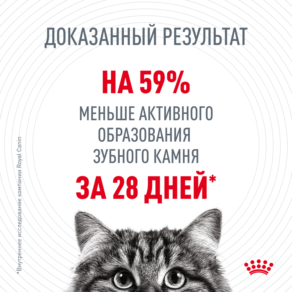 ROYAL CANIN (Роял Канин) Dental Care Корм сухой для взрослых кошек для профилактики образования зубного налета и зубного камня, 400 г