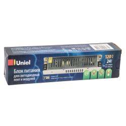 UET-VAS-120B20 24V IP20 Блок питания. 120Вт. Металлический корпус. TM Uniel
