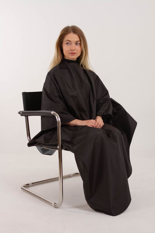 Парикмахерский пеньюар с рукавами (водонепроницаемый)