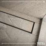 Душевой лоток TECE Drainline 650900 90 для натурального камня, хром