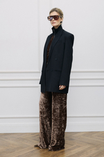 Брюки бархат Трюфель