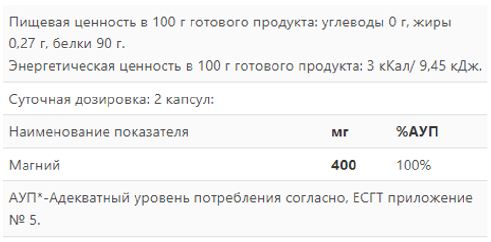 CanPrev Magnesium Bis Glycinate 200 Gentle 120 kaps (бисглицинат магния)