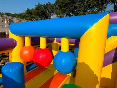 Коммерческий надувной батут «Затерянный остров», 10*9*6 м