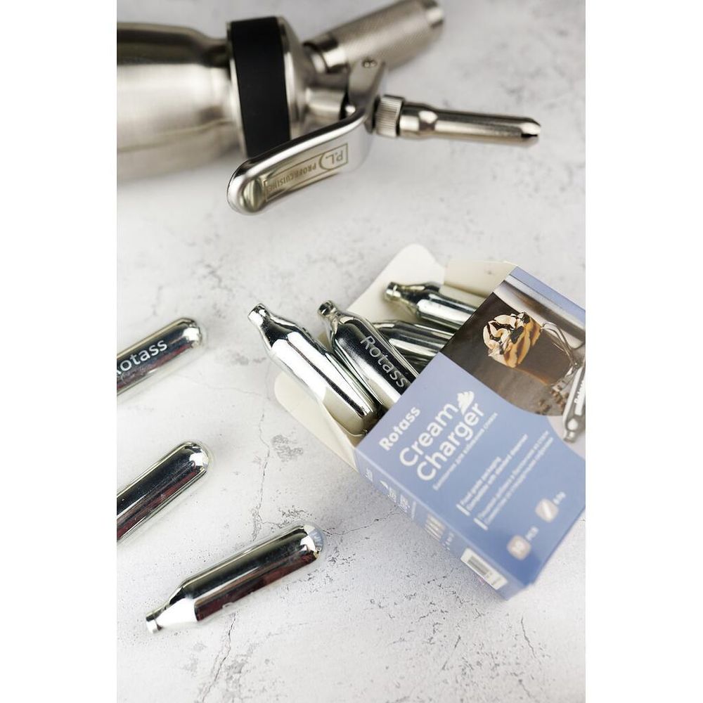 Баллончик для сифона для взбивания сливок (N2O) 10 шт/уп ROTASS