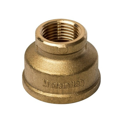 Муфта редукционная STOUT SFT 0005 - 1" x 1/2" (для стальных труб, латунь без покрытия)