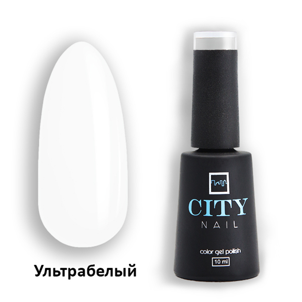 CITY NAIL Гель-лак  Ультрабелый