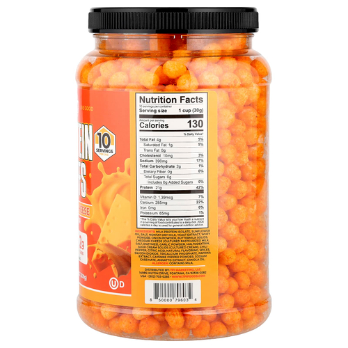 Twin Peaks Ingredients, Protein Puffs, сыр начо, 300 г (10,6 унции)