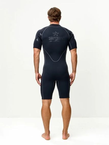 Гидрокостюм Sargan Black King shorty man черный 3 мм