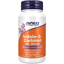 Now Foods Indole-3 -Carbinol 200 mg 60 veg capsules, Индол 3 карбинол