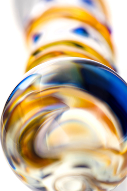 Нереалистичный фаллоимитатор Sexus Glass, стекло, прозрачный, 17,5 см (912093)