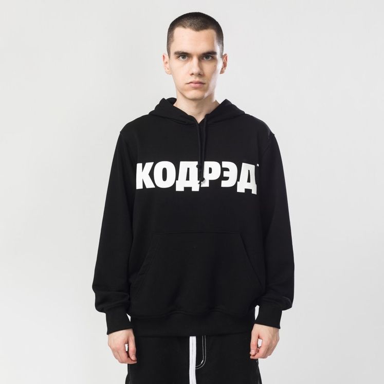 Худи CODERED Base Hoodie Wide Summer Лого ТМ, черный