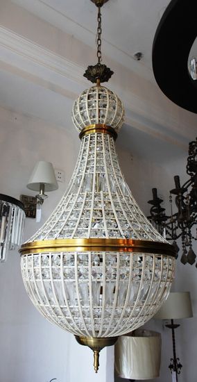 Люстра 19th c. French Empire Crystal D45
