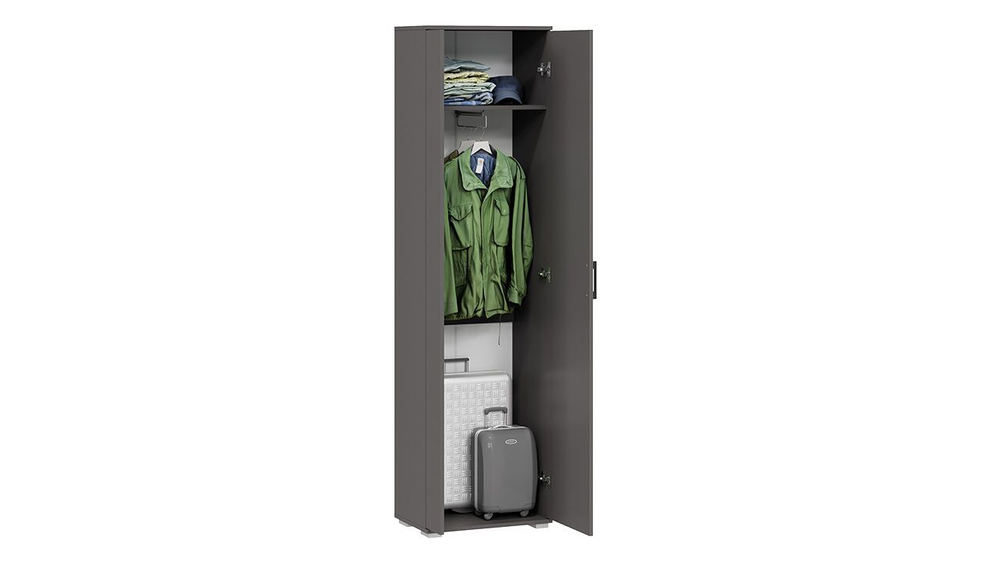 Прихожая с зеркалом комплект мебели Белый Ясень 164х36х200 см