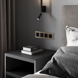 Выключатель сенсорый одноклавишный с подсветкой и функцией Wi-Fi, без рамки Werkel черный W4513008