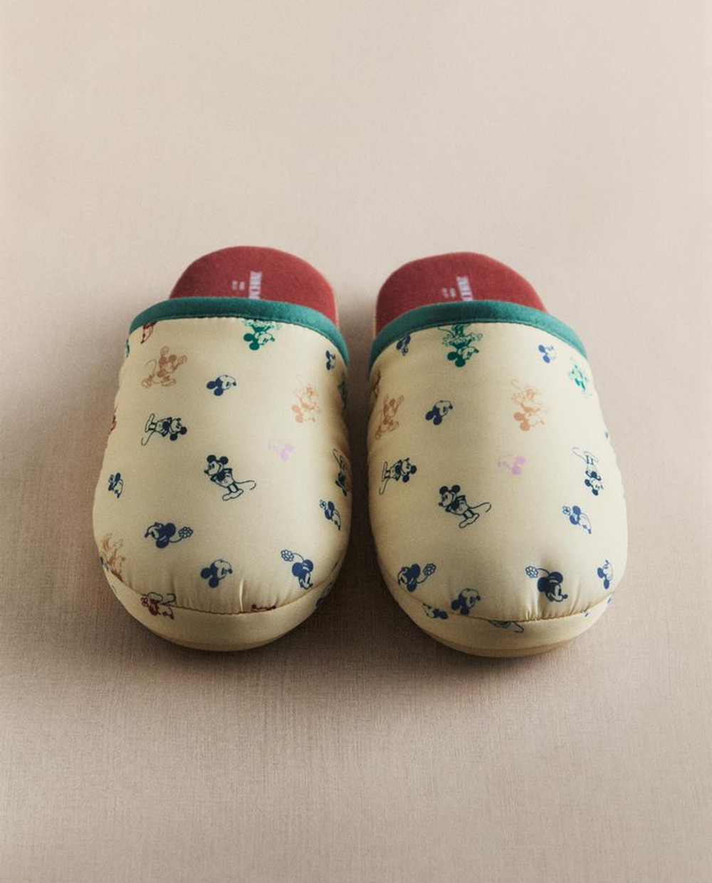 ZARA HOME ДЕТСКИЕ ТАПОЧКИ МИККИ И МИННИ ©DISNEY, ЖЕЛТЫЙ