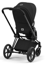 Коляска Cybex Priam IV Matt Black complete Aton S2 Ocean Blue Base One 4 в 1 Sepia Black