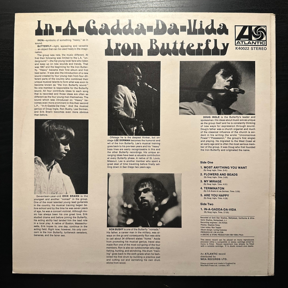 Iron Butterfly - In-A-Gadda-Da-Vida (Англия)