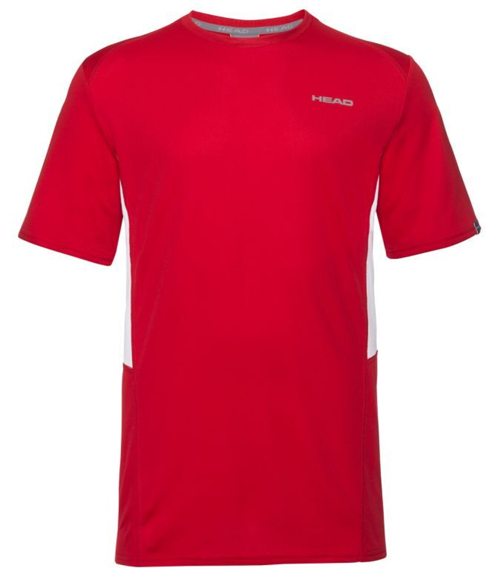 Футболка для мальчика теннисная Head Club Tech T-Shirt - red
