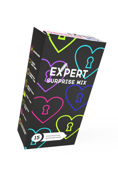 Презервативы Expert Surprise Mix секретный микс №15