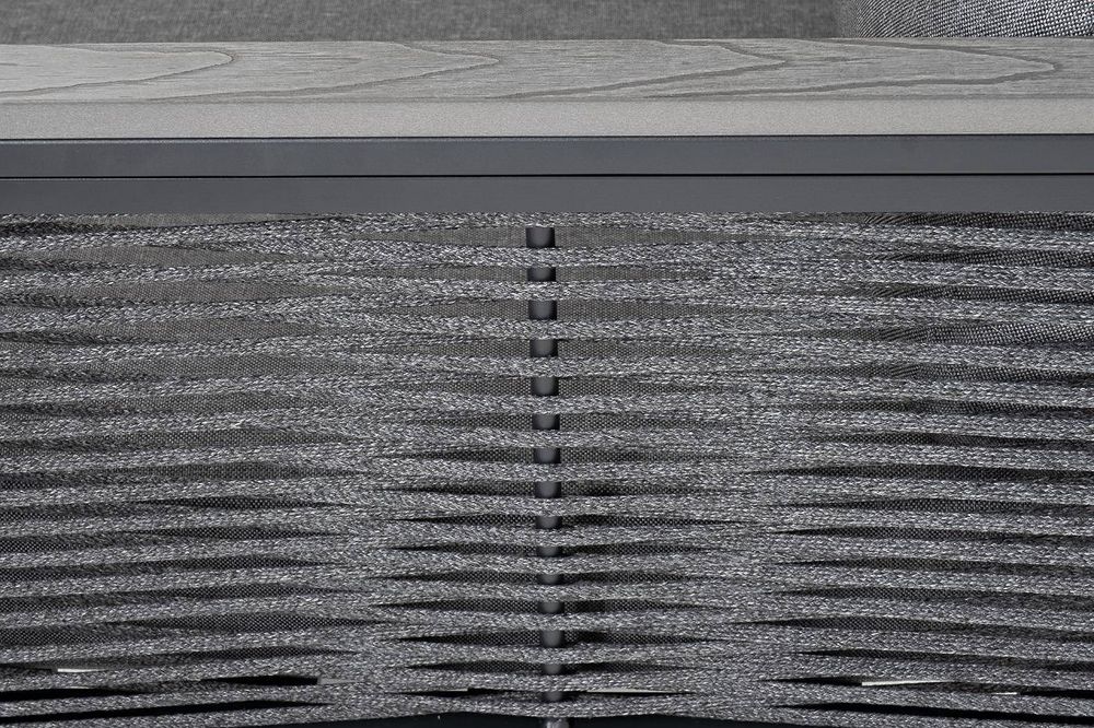 "Париж" модуль диванный левый, двухместный, цвет серый