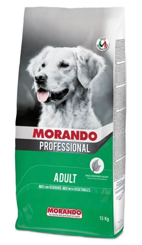 Morando Professional Cane сухой корм для взрослых собак с овощами, 15 кг