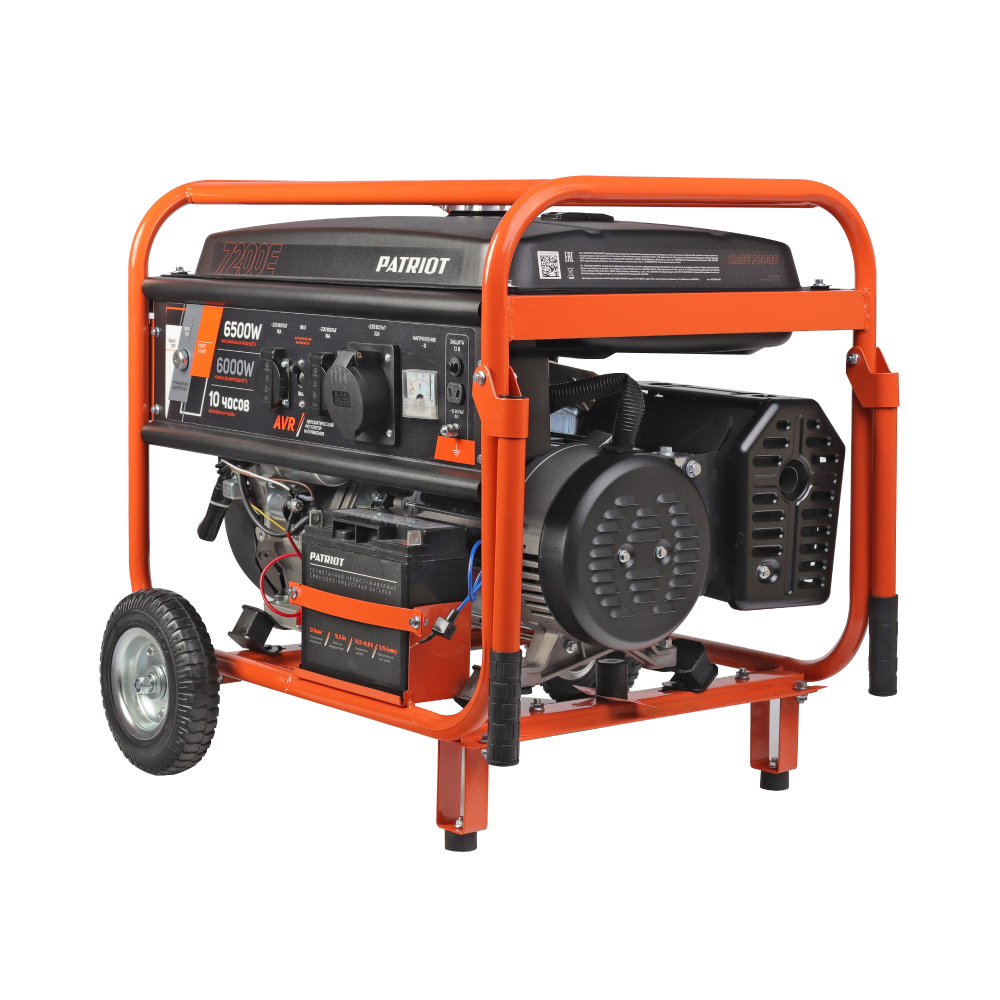 Бензиновый генератор (6.5 кВт) PATRIOT Max Power SRGE 7200 E