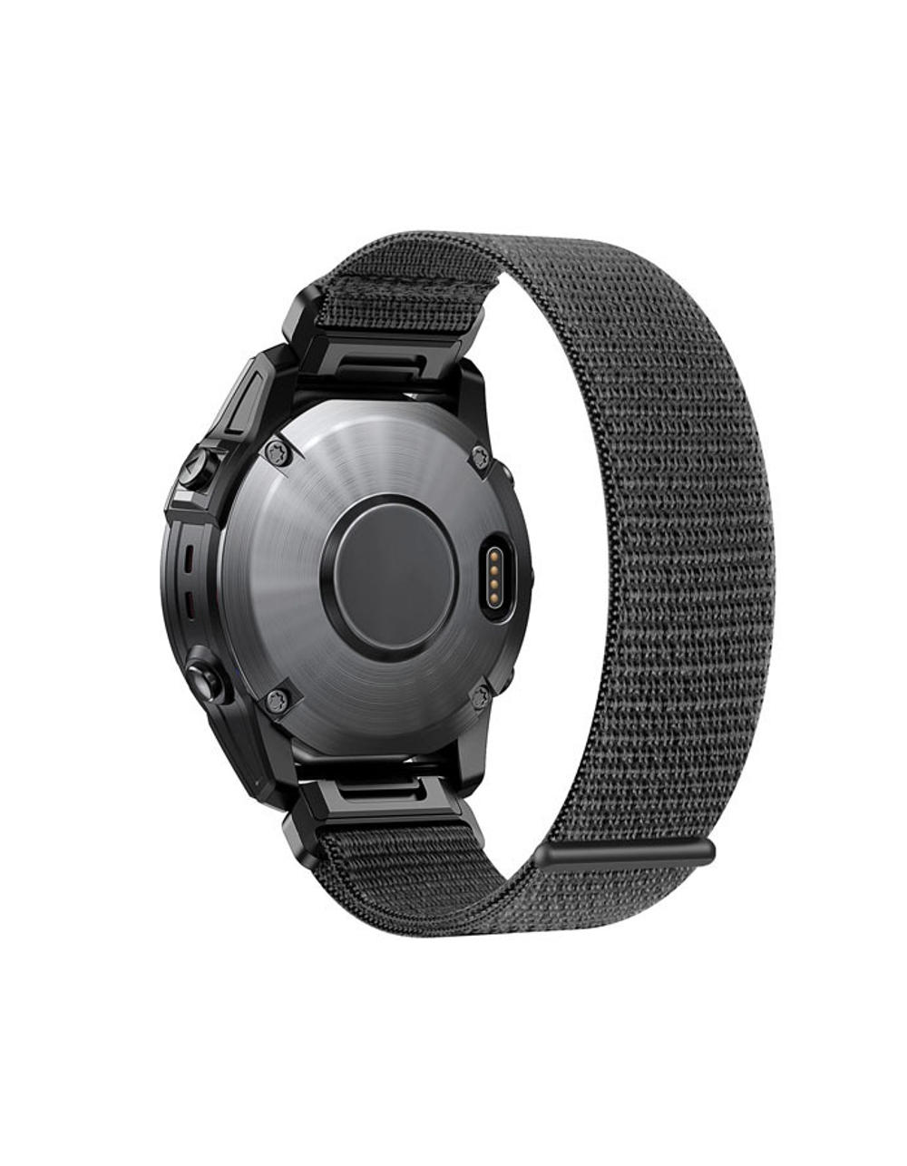 Ремешок TacFit 26 мм. для Garmin Fenix 7x / 6x / 5x / 3, Enduro 2 / Tactix 7, Tactix Delta нейлоновый быстросъемный на липучках (Черный)