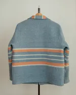 Купить Куртка Soeurs из Шерстяного Покрывала нежно-голубая Куртка Soeurs из Шерстяного Покрывала нежно-голубая