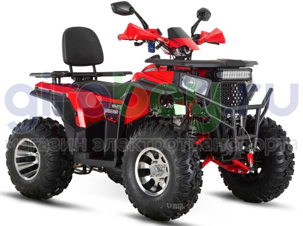 Бензиновый квадроцикл WHITE SIBERIA BARS 200CC PRO (Красный)
