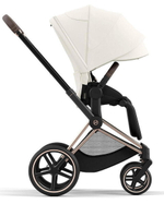 Коляска Cybex Priam IV Rosegold complete Cloud G Lava Grey Base G 3 в 1 Off White
