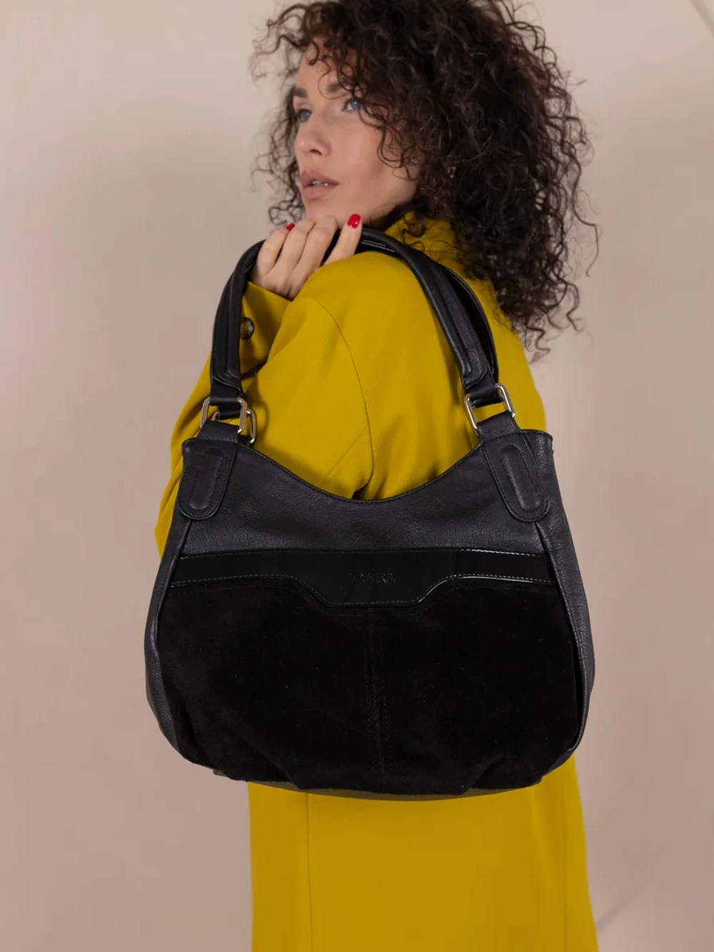 Сумка через плечо средняя классическая